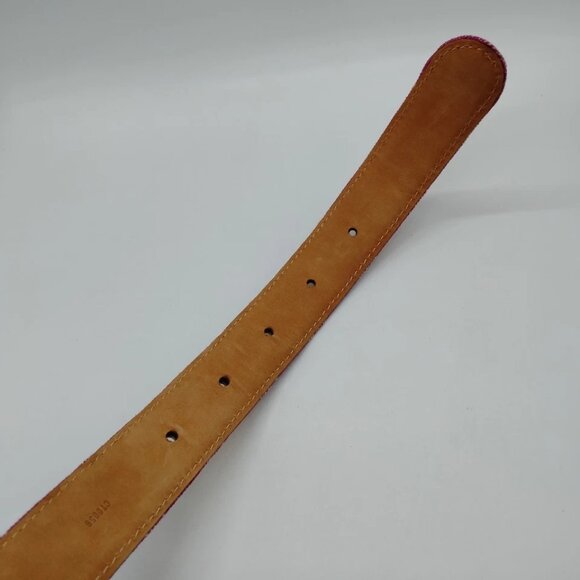 Louis Vuitton Belt Pinks Monogram Denim 500-060225 - Picture 6 of 9